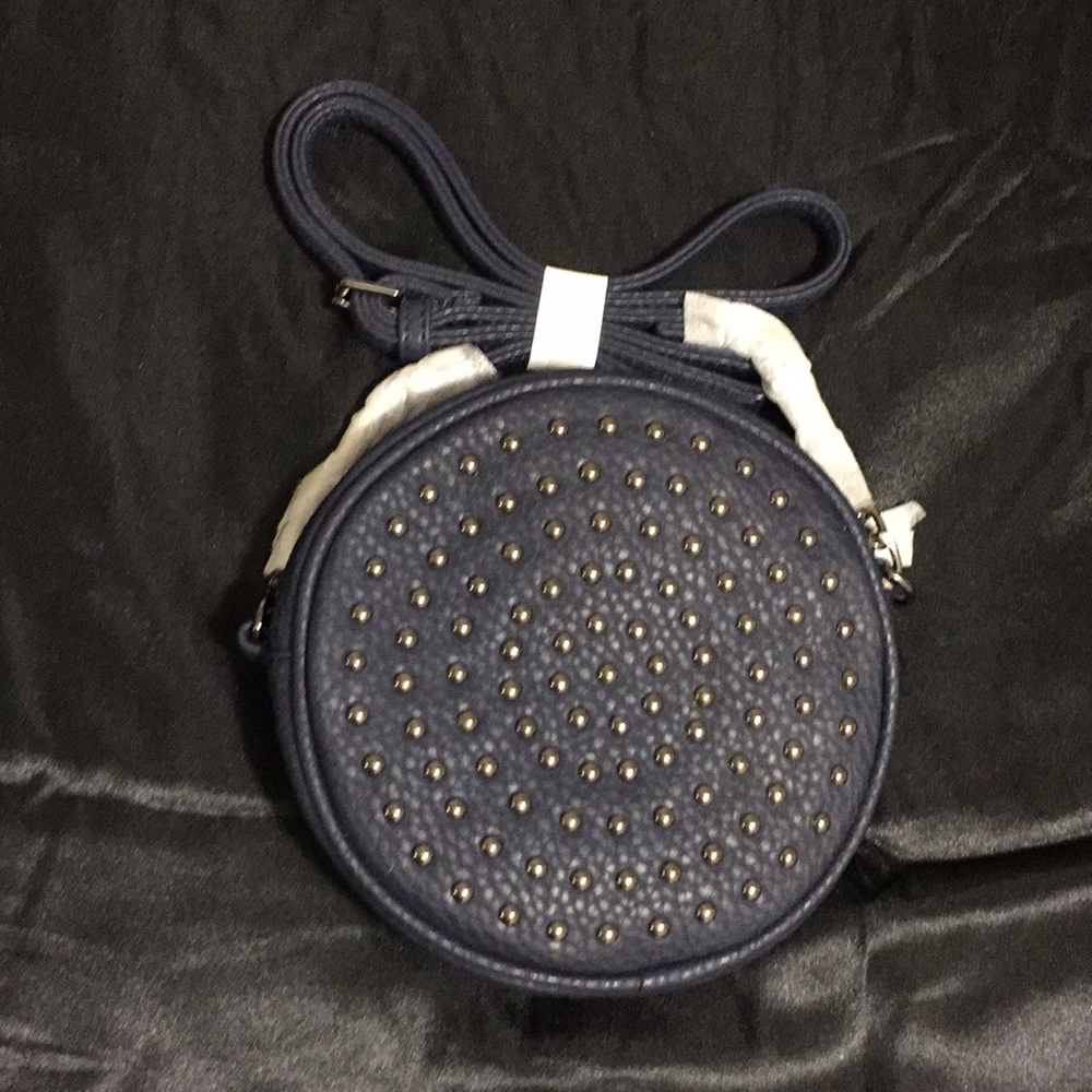 Neiman Marcuse studded canteen Crossbody bag